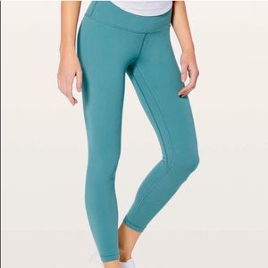 Lululemon Align II Mystic Green Leggings
